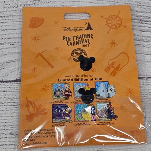 NEW! Disney HKDL 2025 Pin Trading Carnival Game LE600 Zootopia Nick Judy Shangha - Picture 3 of 4